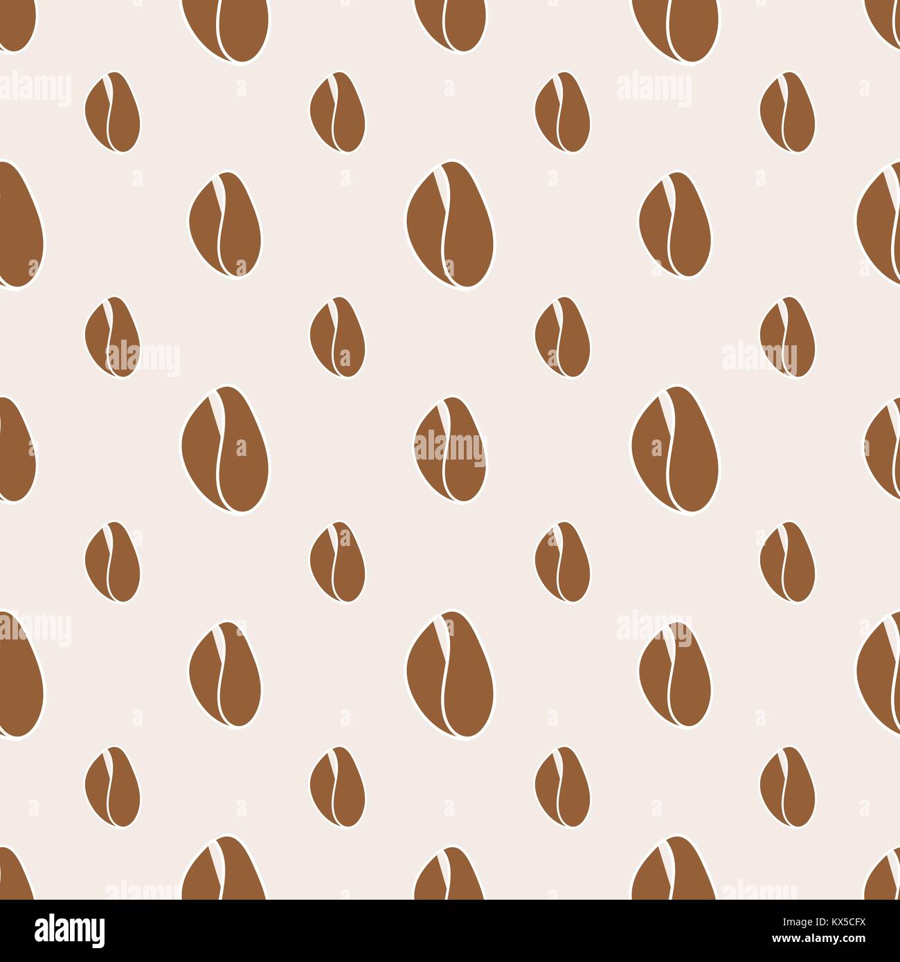 Coffee beans seamless pattern. Vector illustration Stock Vector Image ...