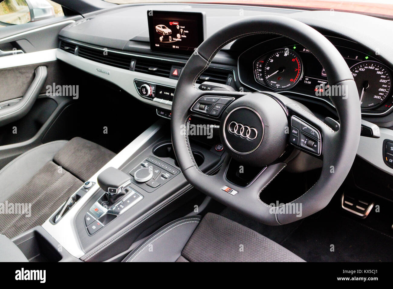 Audi S5 Interior High Resolution Stock Photography and Images - Alamy