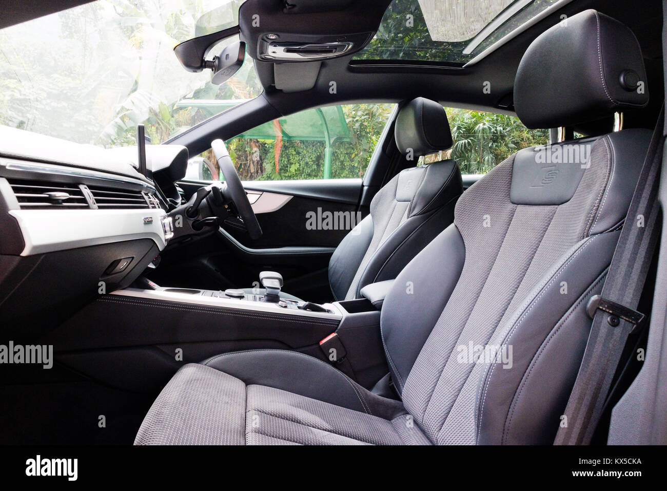 Hong Kong China June 5 2017 Audi S5 Sportback All New 2017