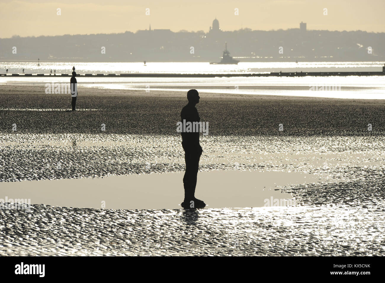 Crosby Beach Stock Photo Alamy
