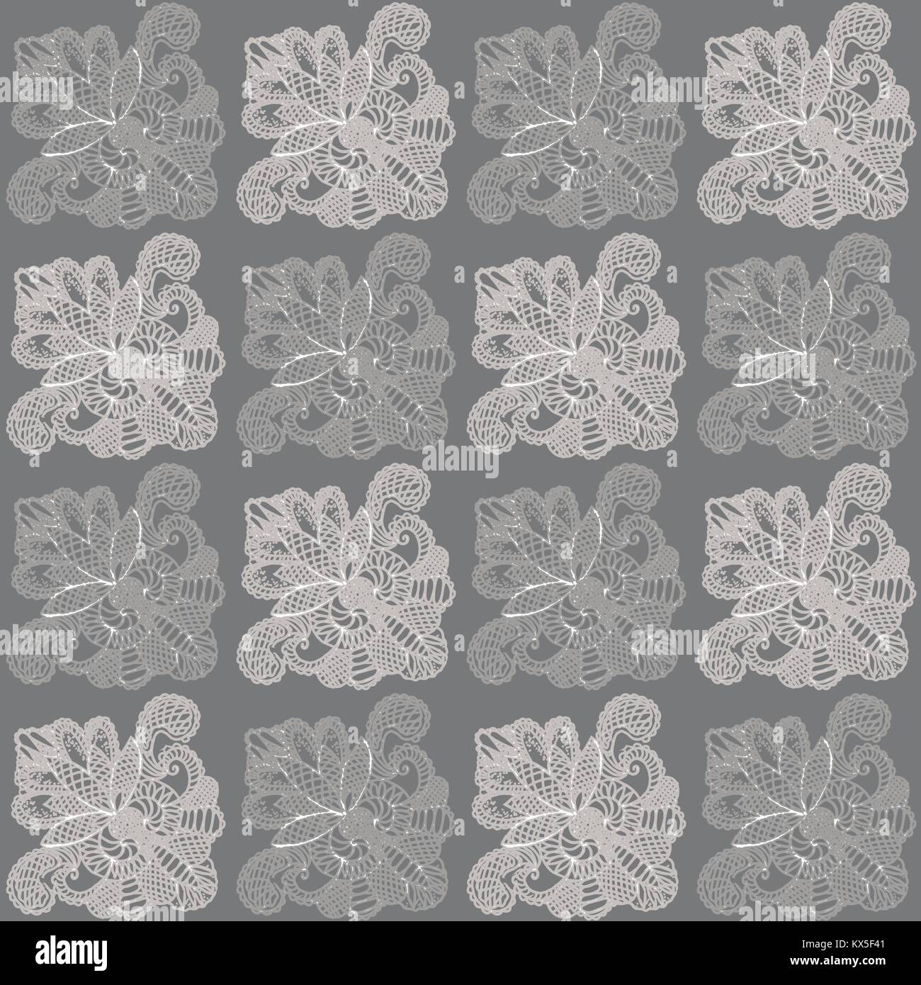 Hand drawn sketch style abstract pattern. Isolated vector illustration ...