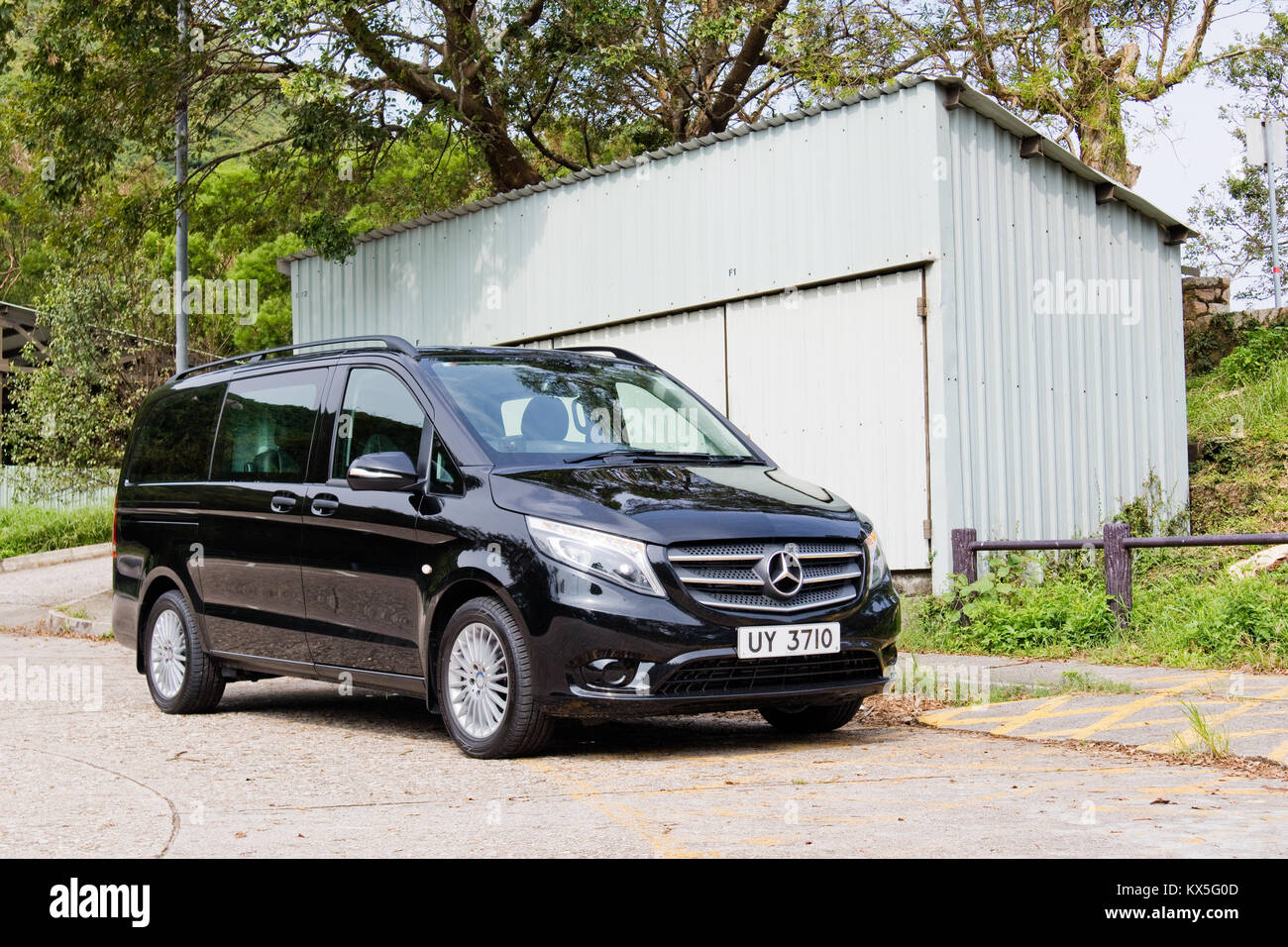 Hong Kong, China Sept 6, 2017 : Mercedes-Benz Vito 2017 Test Drive Day Sept  9 2017 in Hong Kong Stock Photo - Alamy