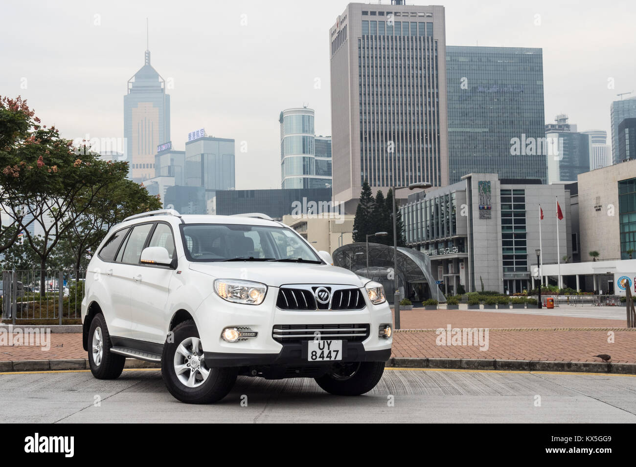 Hong Kong, China Nov 7, 2017 : Foton Sauvana 2017 Test Drive Day Nov 11 2017 in Hong Kong. Stock Photo