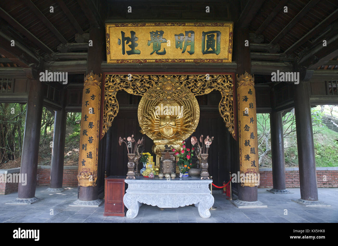 Bai Dinh Temple in Tam Coc, Vietnam. Stock Photo