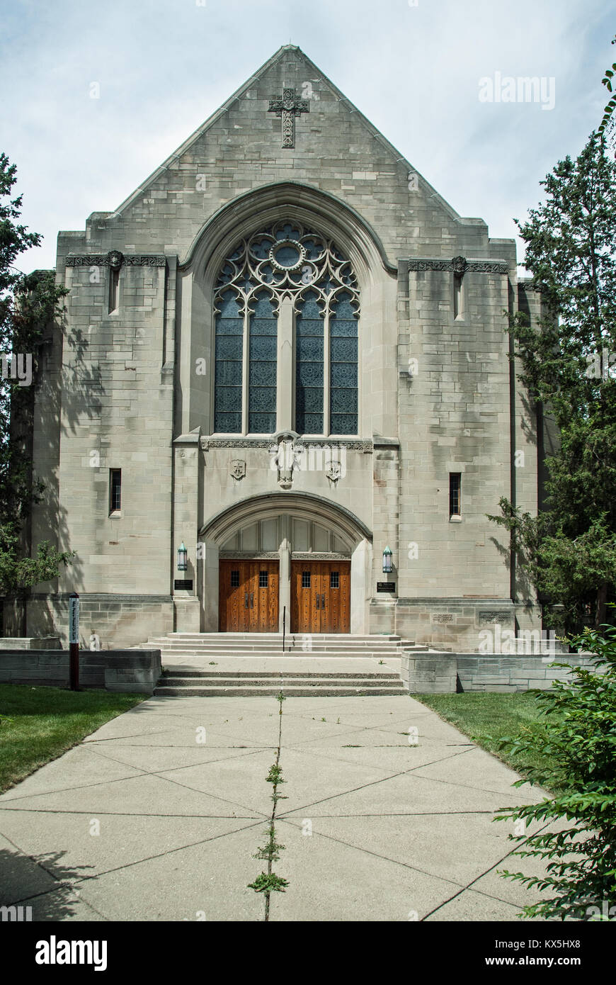 First Methodist Church Ann Arbor Michigan United States of America Stock Photo
