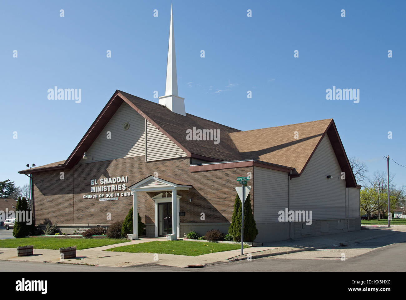 Church El Shaddai Ministries Flint Michigan USA Stock Photo