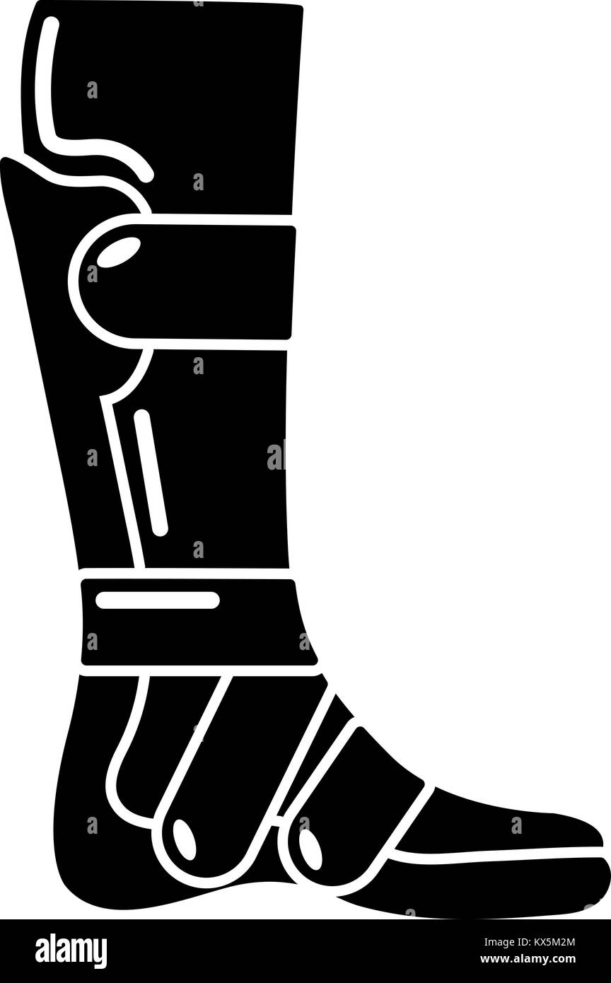 Leg in retainer icon, simple style Stock Vector Image & Art - Alamy