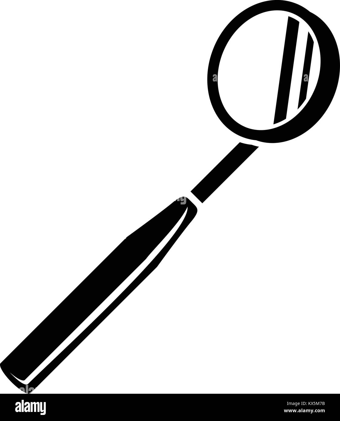 Tooth tool mirror icon, simple black style Stock Vector Image & Art - Alamy