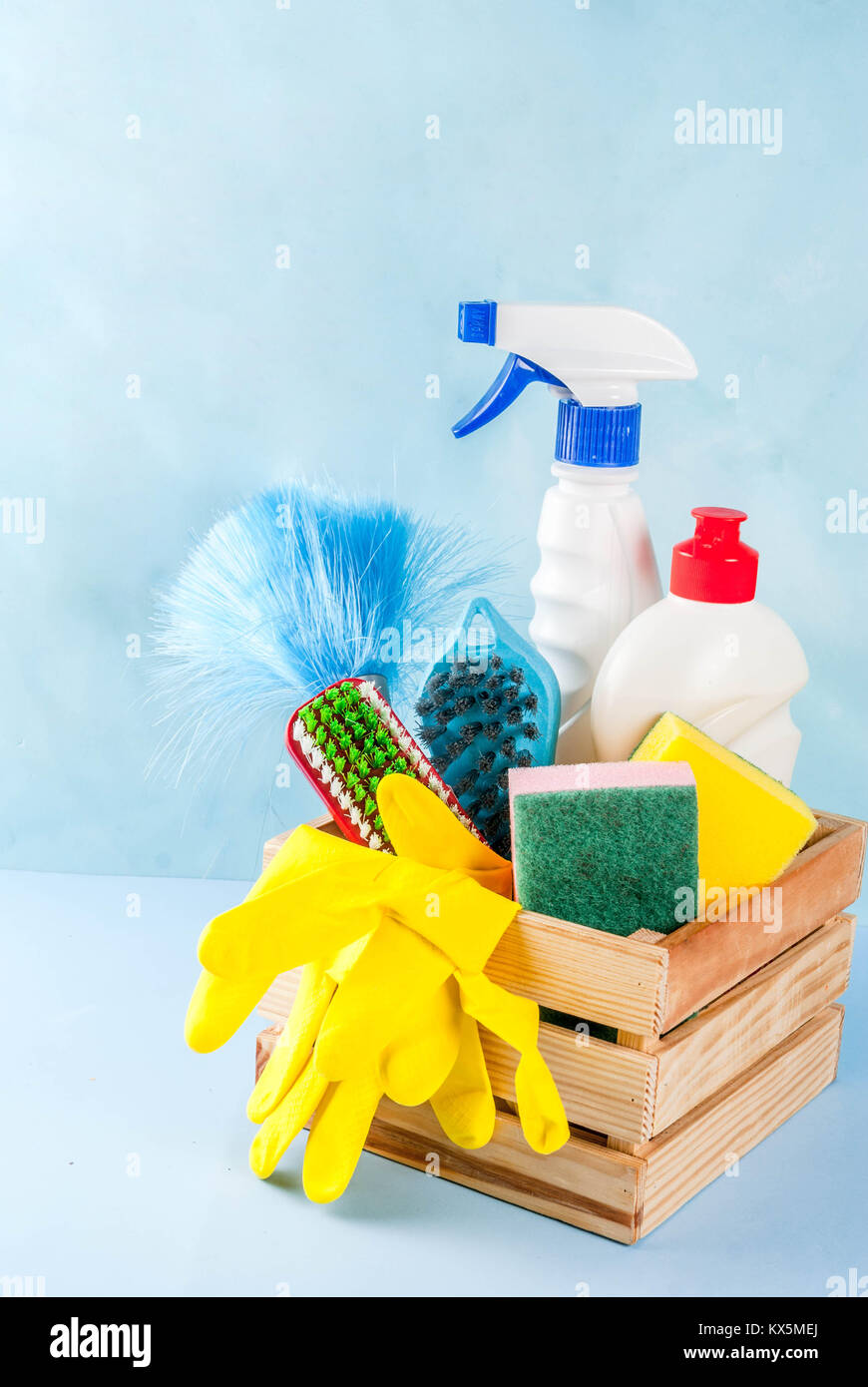 https://c8.alamy.com/comp/KX5MEJ/spring-cleaning-concept-with-supplies-house-cleaning-products-pile-KX5MEJ.jpg