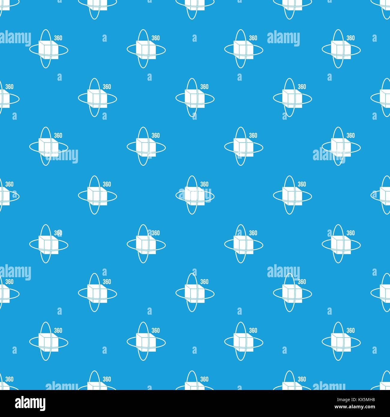 Virtual cube pattern seamless blue Stock Vector Image & Art - Alamy