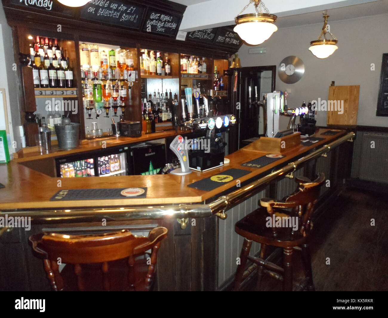The public bar at The Bridge Hotel, Durham, England Stock Photo Alamy
