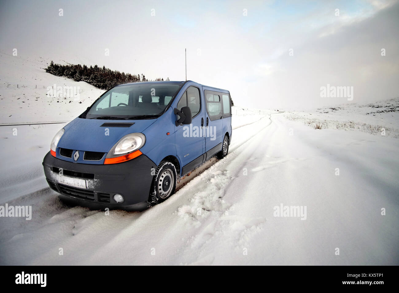 Renault Trafic NC500, Winter Stock Photo