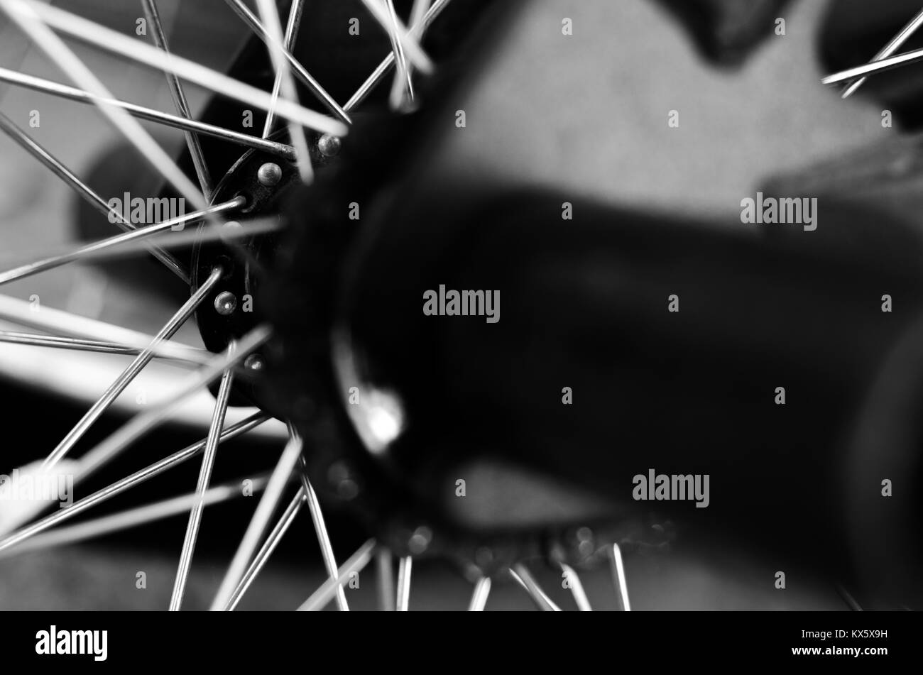 Spoke of a bike tire Stock Photo Alamy