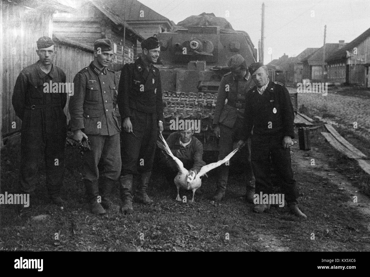 Panzer Crew Stock Photo