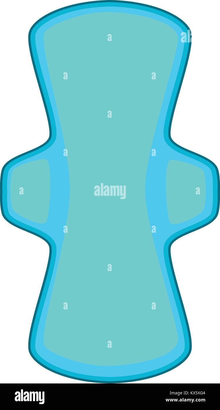 Sanitary pad icon, cartoon style Stock Vector Image & Art Alamy