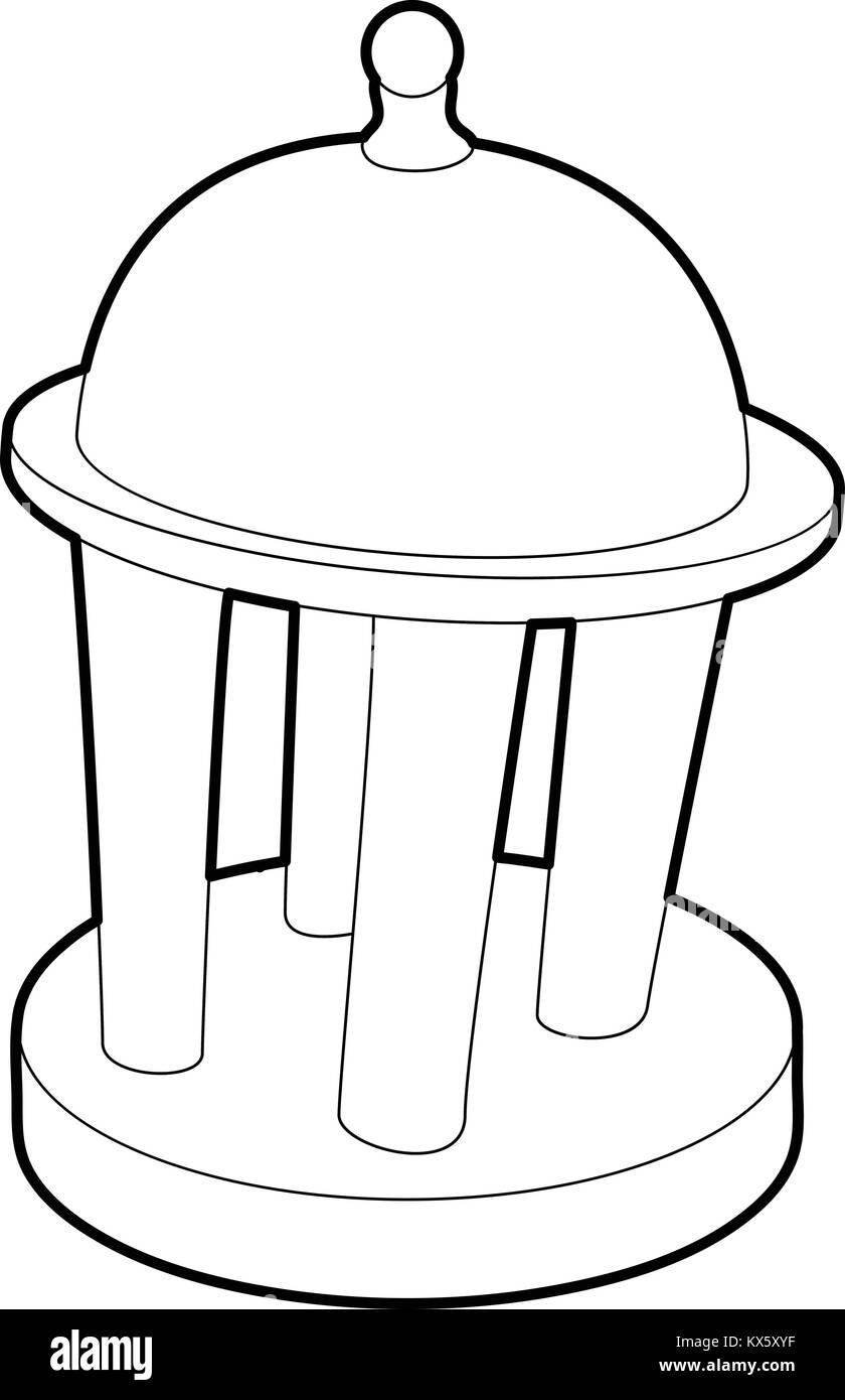 Rotunda icon, outline style Stock Vector Image & Art - Alamy