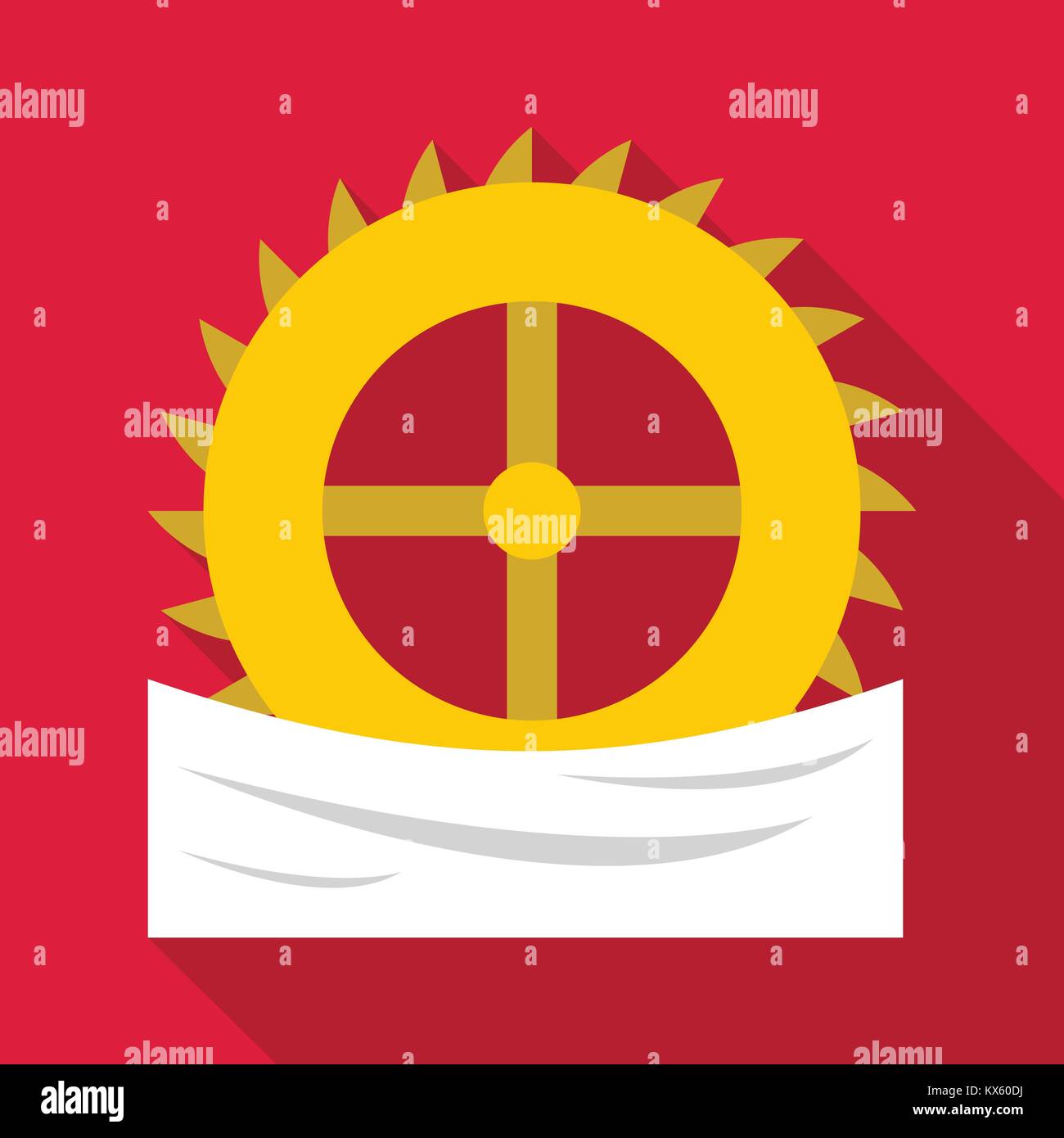 Power wheel icon, flat style Stock Vector Image & Art - Alamy