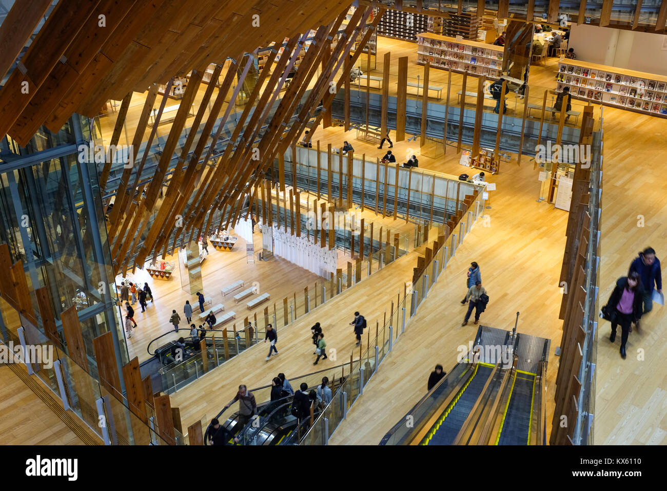 Toyama City Public Library And Glass Art Museum In Toyama Prefecture Japan Designed By