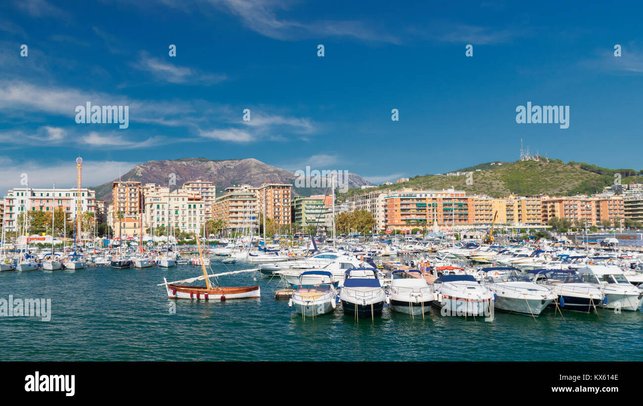 Salerno port Stock Photo Alamy
