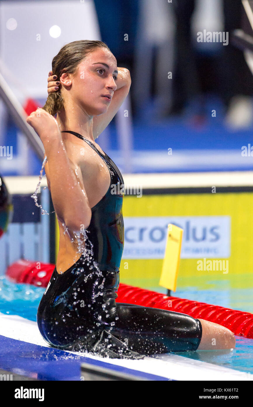 Quadarella Simona Ita 800 Freestyle Women Copenhagen 13 12 2017 Royal Arena Len European Short Course Swimming Championships Campionati Europei Stock Photo Alamy