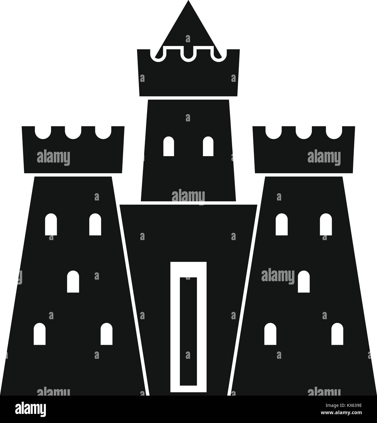 Ancient castle palace icon, simple style Stock Vector Image & Art - Alamy