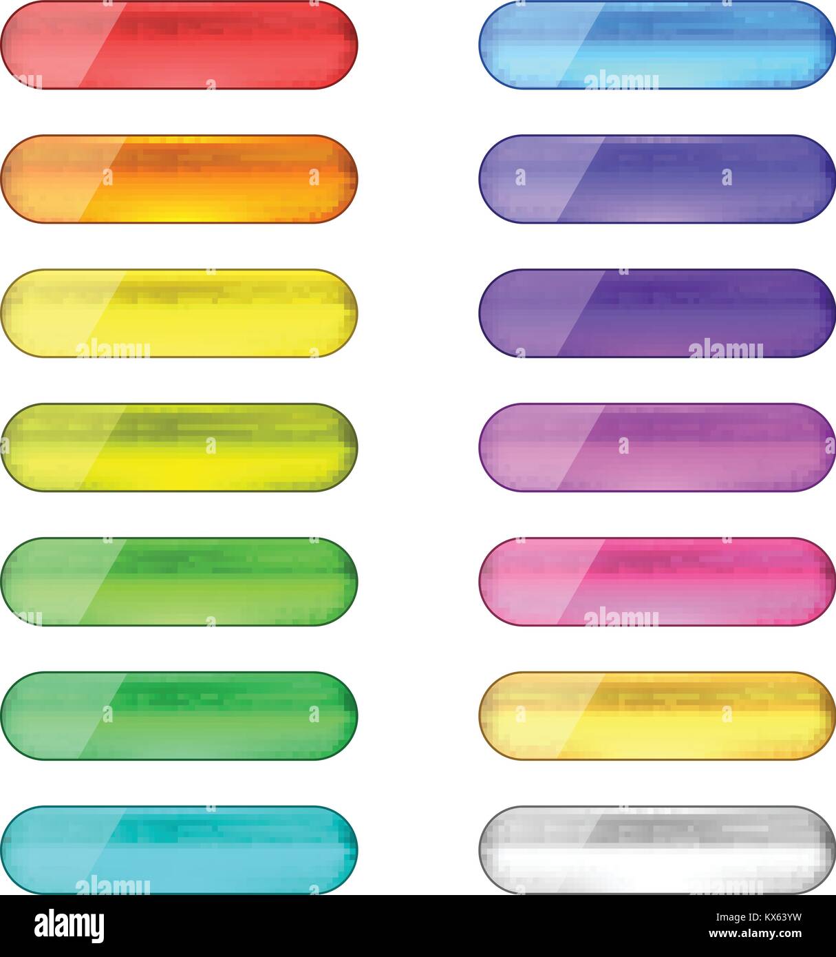 vector web buttons set Stock Vector Image & Art - Alamy