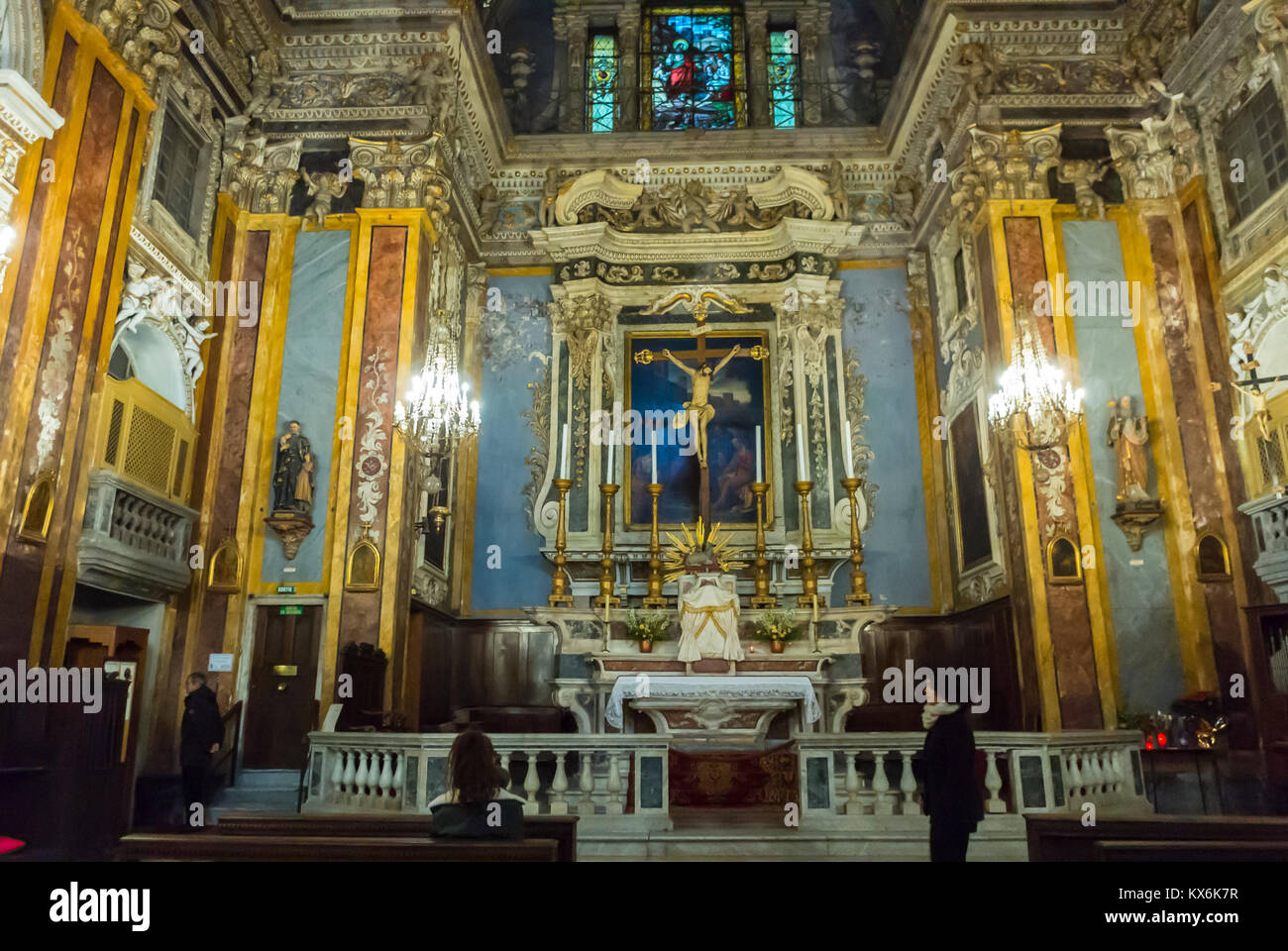 Nice, France, Catholic CHurch, Eglise Saint Jacques le Majeur, dite le