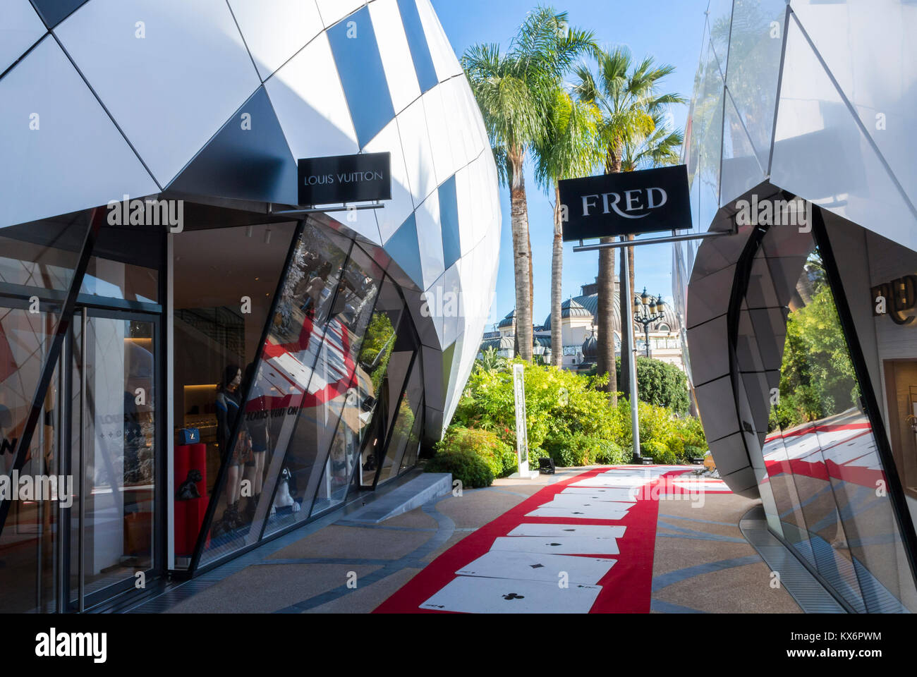 Monaco, Monte Carlo, Les Pavillions, Luxury Shops, Shopping Center Stock  Photo - Alamy