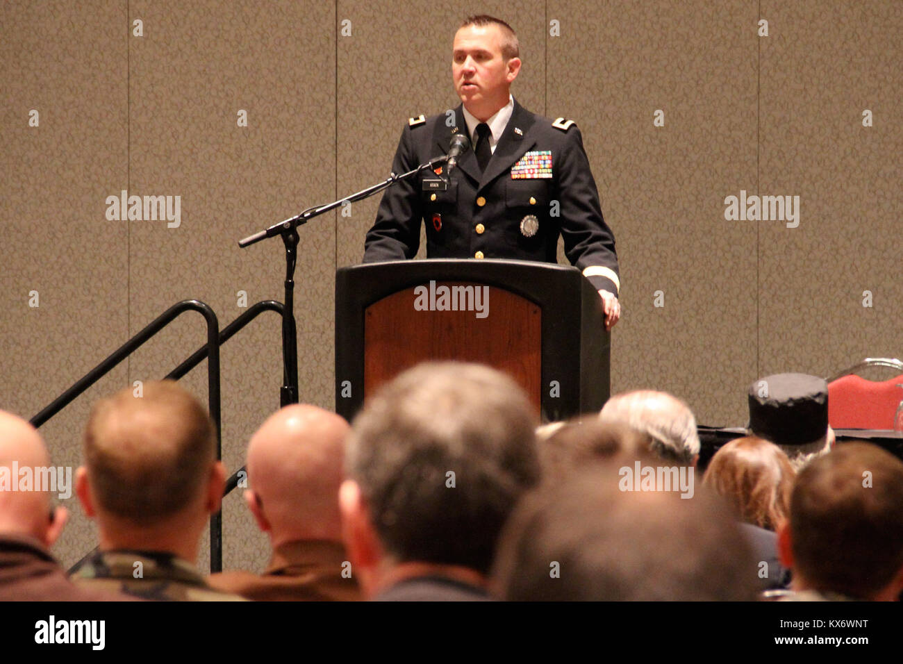 A 'Hiring Our Heroes' job fair was held April 17 at the Salt Palace Convention Center. The fair is one in a series of events to asssist military veterans and spouses to obtain employment or upgrade their current job situation. Stock Photo