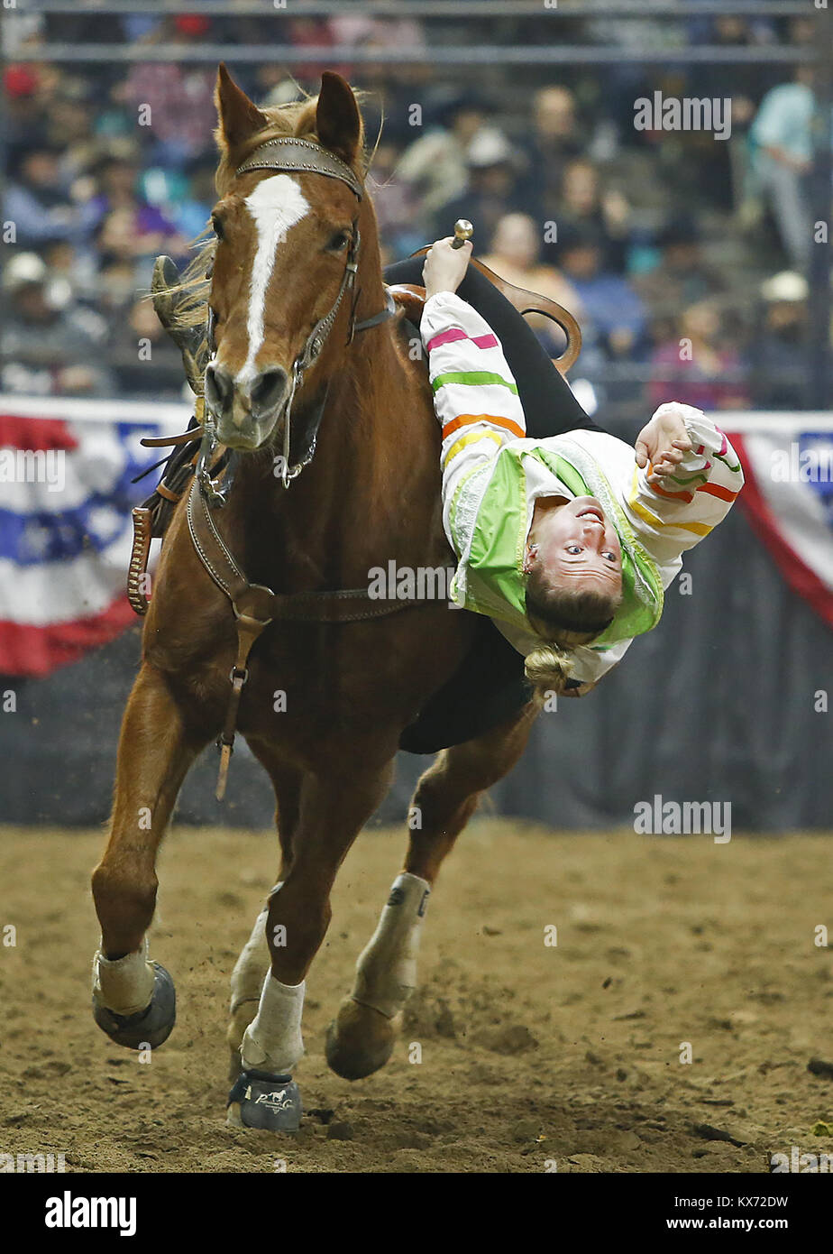 Denver, Colorado, USA. 7th Jan, 2018. A member of the Westernaires ...
