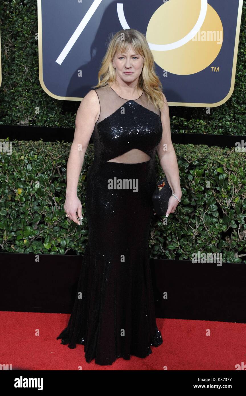 Beverly Hills, CA. 7th Jan, 2018. Tonya Harding at arrivals for 75th Annual Golden Globe Awards - Arrivals, The Beverly Hilton Hotel, Beverly Hills, CA January 7, 2018. Credit: Dee Cercone/Everett Collection/Alamy Live News Stock Photo