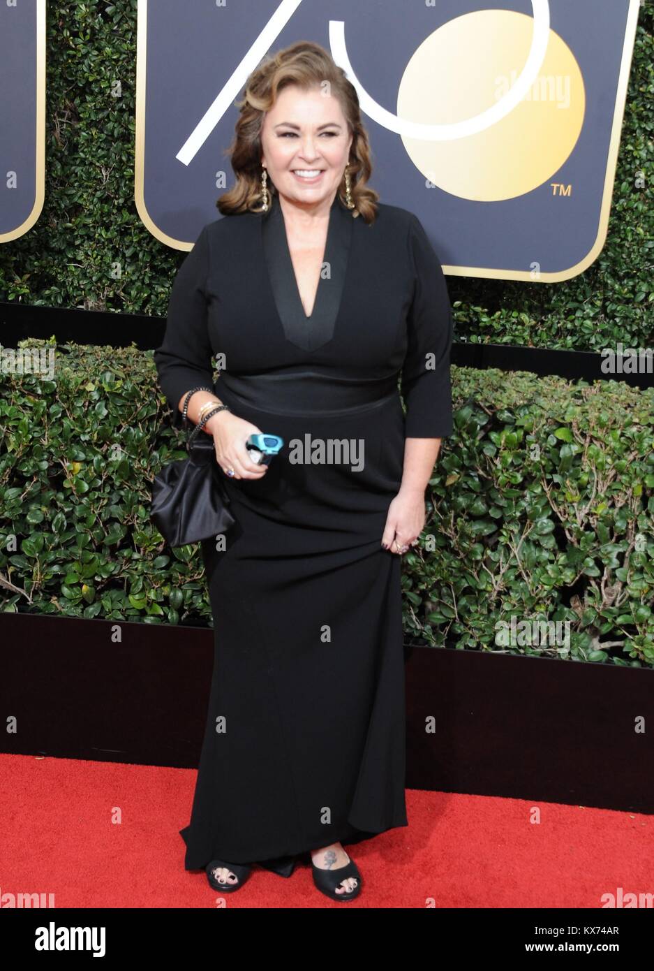 Roseanne Barr at arrivals for 75th Annual Golden Globe Awards