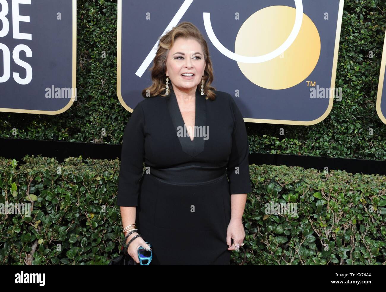 Roseanne Barr at arrivals for 75th Annual Golden Globe Awards