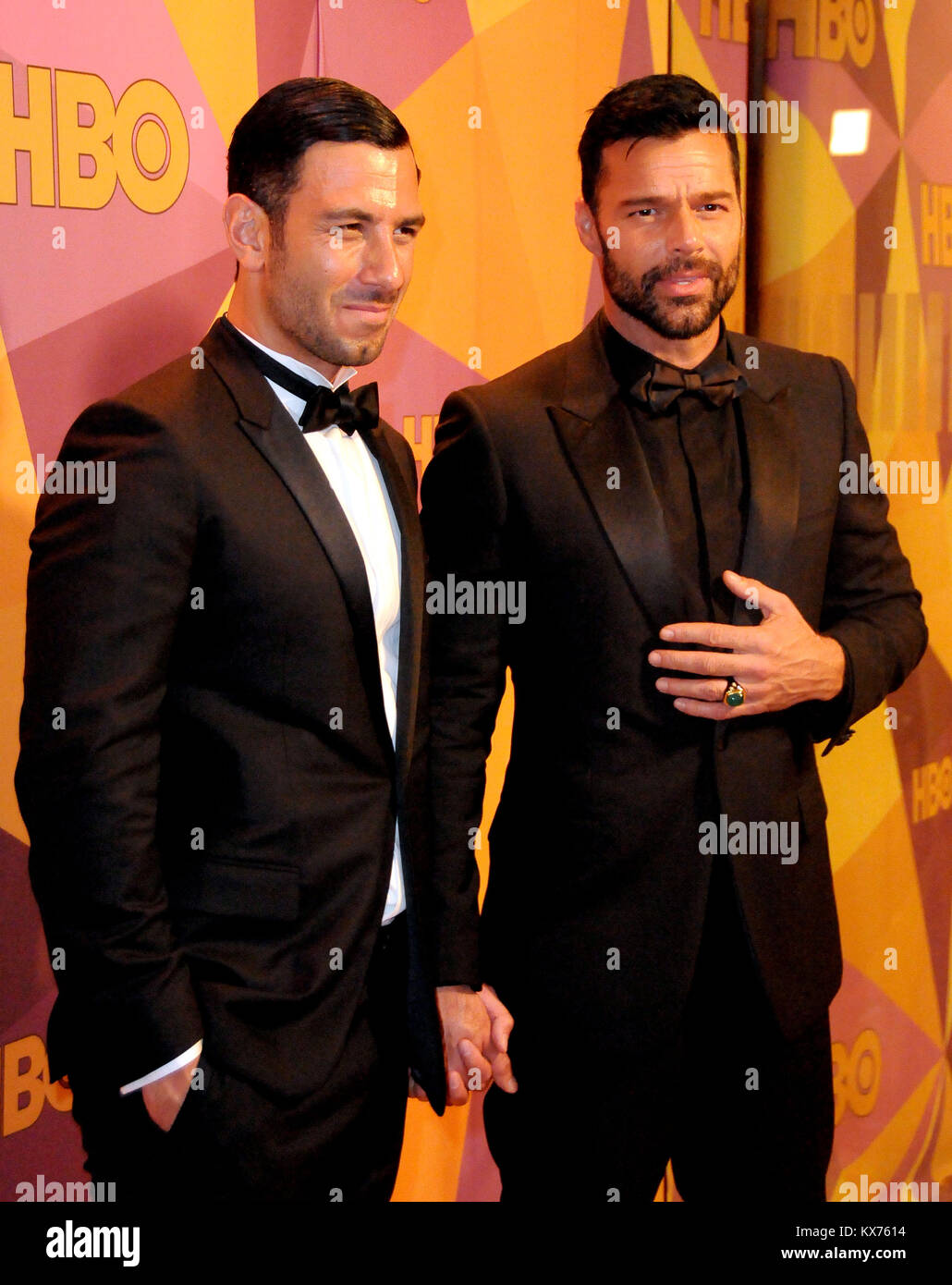 Beverly Hills, California, USA. 7th Jan, 2018. (LR) Artist Jwan Yosef