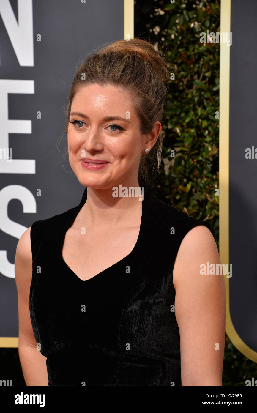 Los Angeles, USA. 07th Jan, 2018. Zoe Perry at the 75th Annual Golden Globe Awards at the Beverly Hilton Hotel, Beverly Hills Credit: Sarah Stewart/Alamy Live News Stock Photo