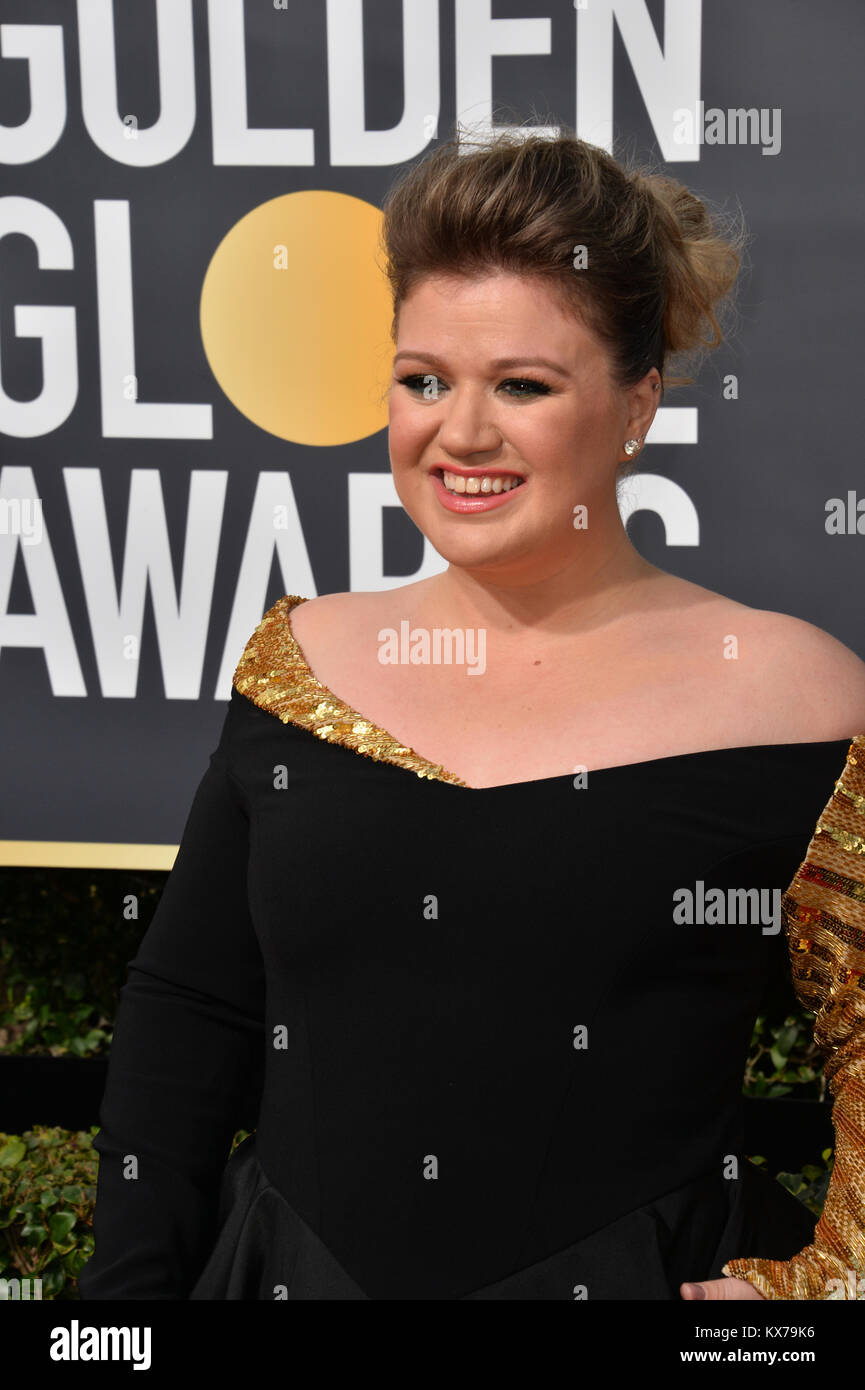 Los Angeles, USA. 07th Jan, 2018. Kelly Clarkson at the 75th Annual