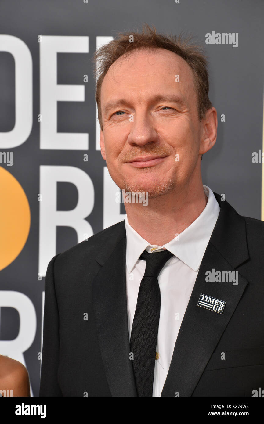 Los Angeles, USA. 07th Jan, 2018. David Thewlis at the 75th Annual Golden Globe Awards at the Beverly Hilton Hotel, Beverly Hills Credit: Sarah Stewart/Alamy Live News Stock Photo