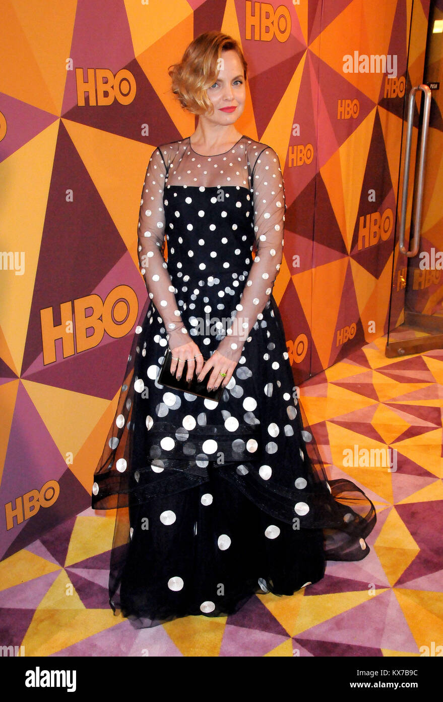 Beverly Hills, USA. 07th Jan, 2018. Actress Mena Suvari attends HBO's