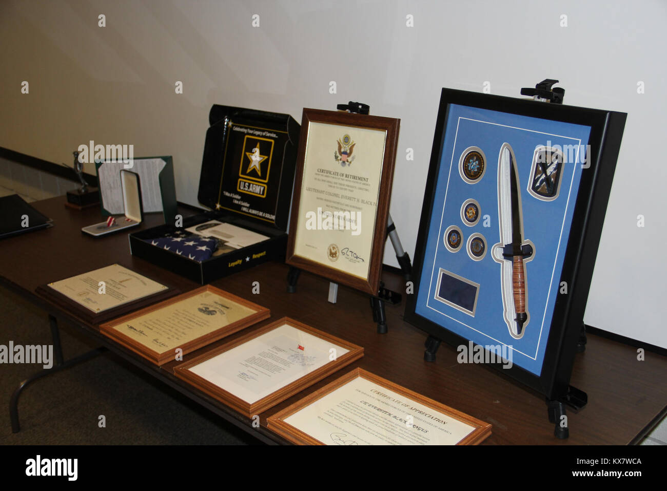 Lt. Col. Everett Black's retirement ceremony was conducted Nov. 26 in