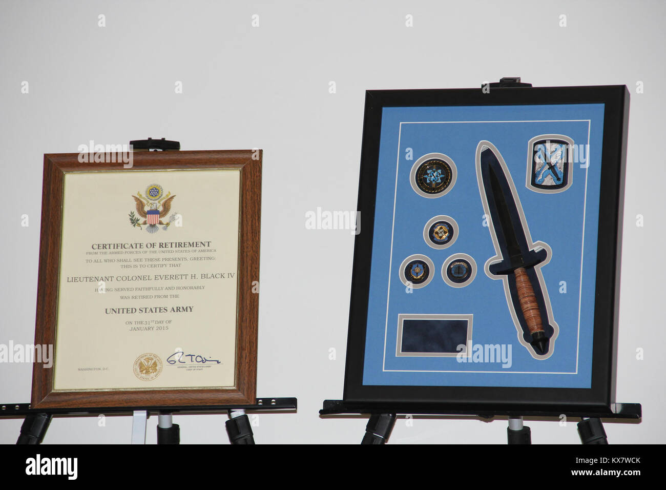 Lt. Col. Everett Black's retirement ceremony was conducted Nov. 26 in