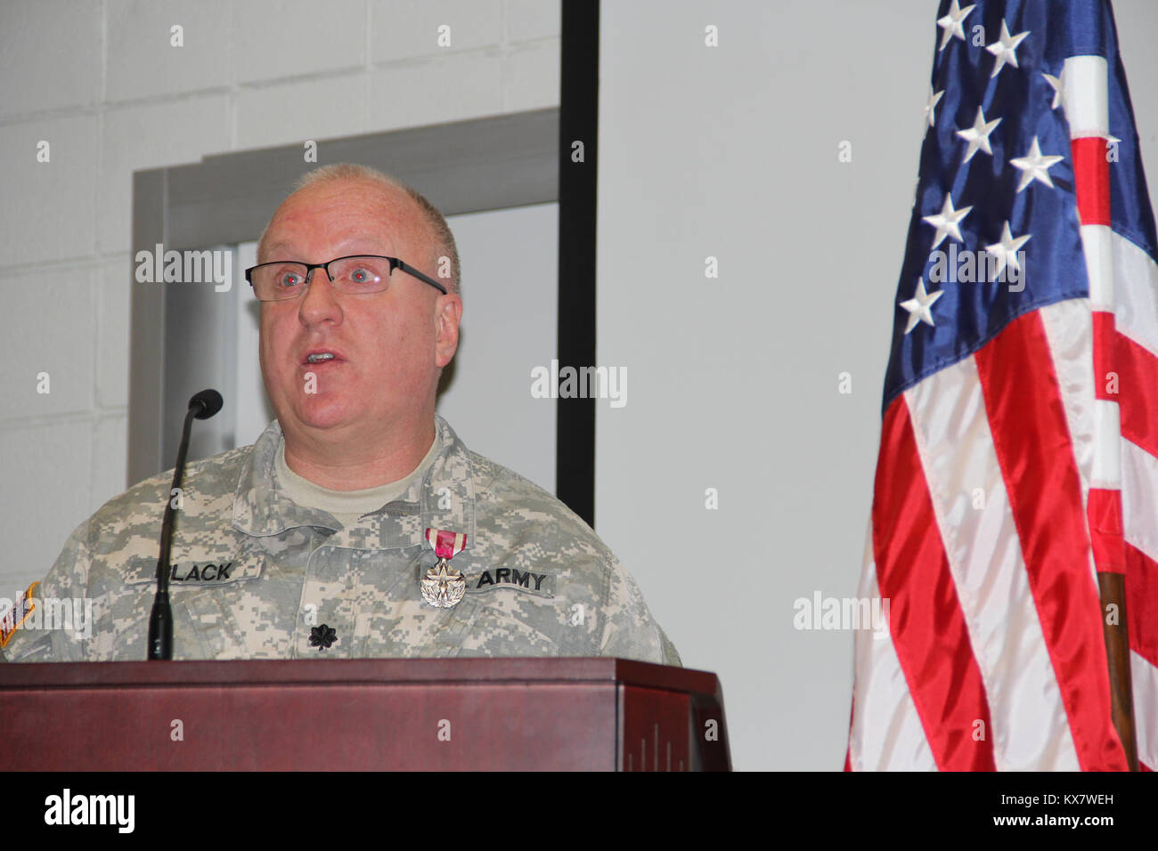 Lt. Col. Everett Black's retirement ceremony was conducted Nov. 26 in