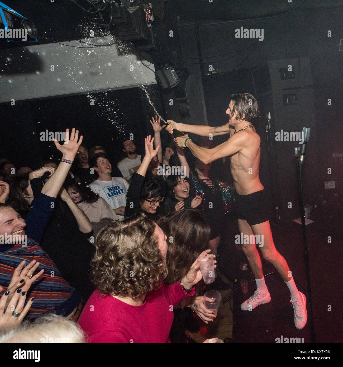 Confidence Man performs in Birmingham as part of their Ring a Ding Tour 2017  Featuring: Confidence Man, Janet Planet, Sugar Bones Where: Birmingham, North east Lincolnshire, United Kingdom When: 08 Dec 2017 Credit: WENN.com Stock Photo