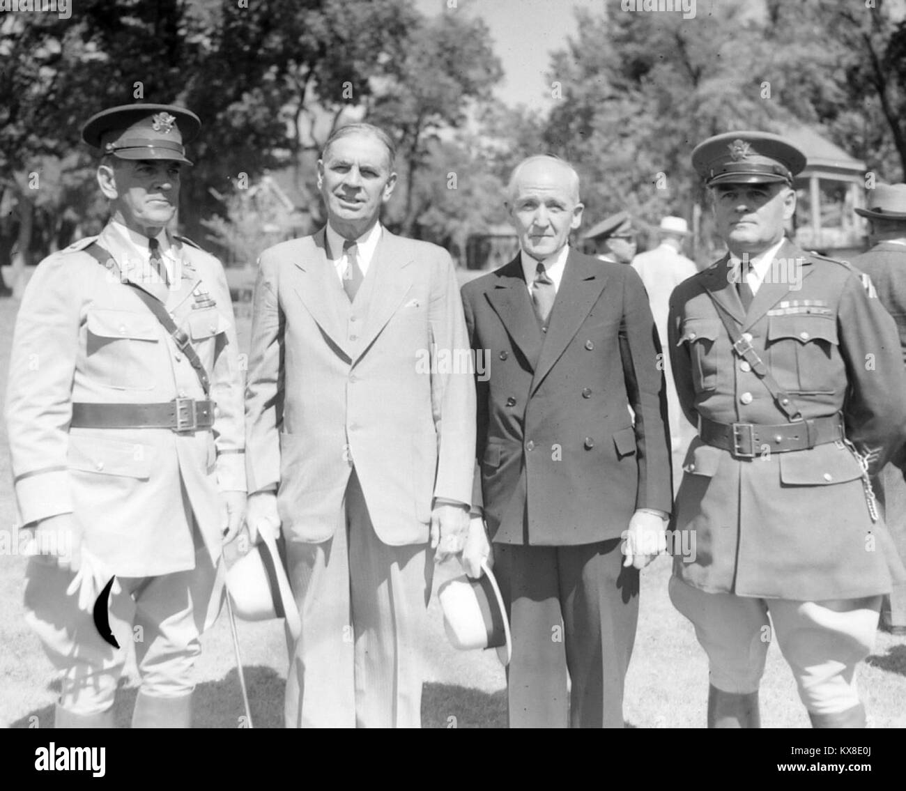 US military vintage historic black and white photograph Stock Photo - Alamy