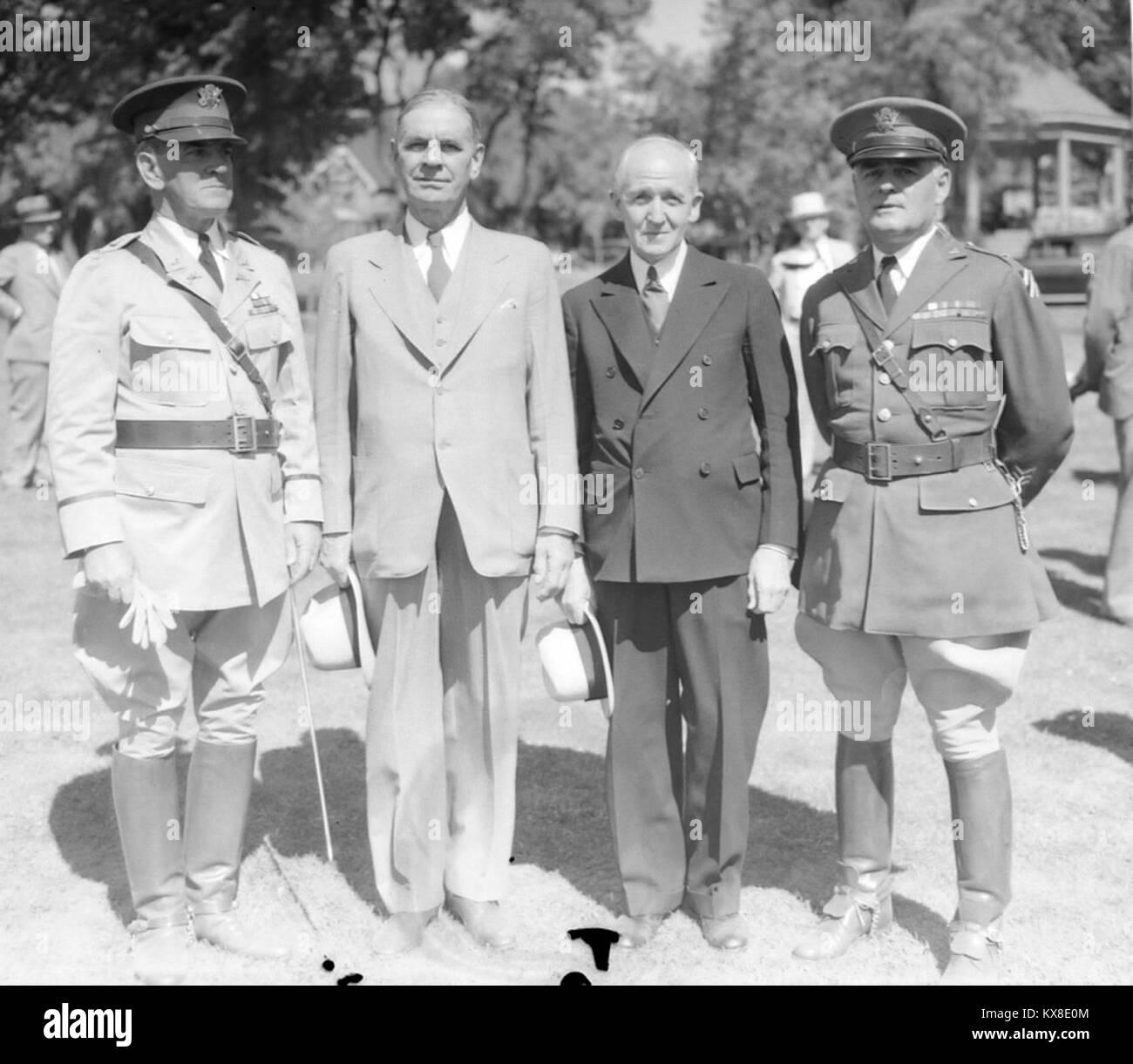 US military vintage historic black and white photograph Stock Photo - Alamy