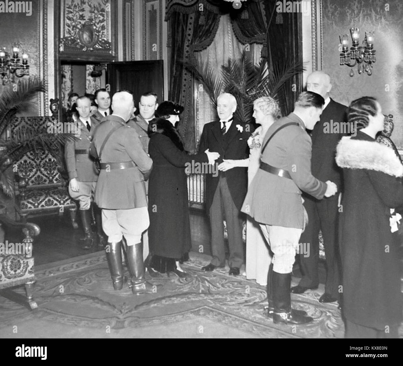 US military vintage historic black and white photograph Stock Photo - Alamy