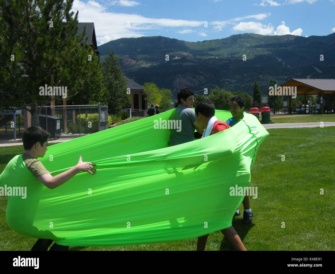 US military families sports and fun day Stock Photo - Alamy