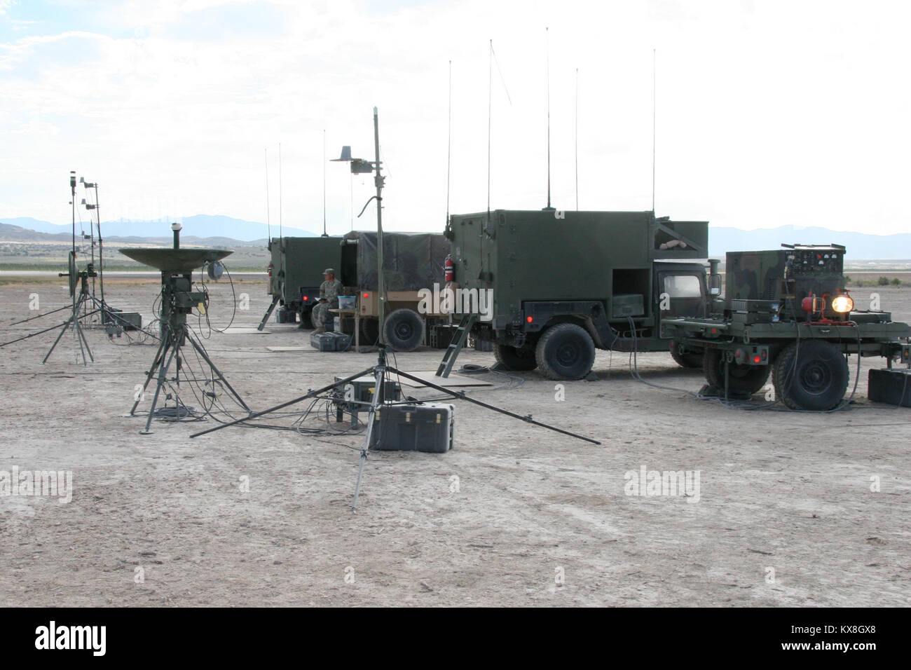 US army drone at airfield Stock Photo Alamy