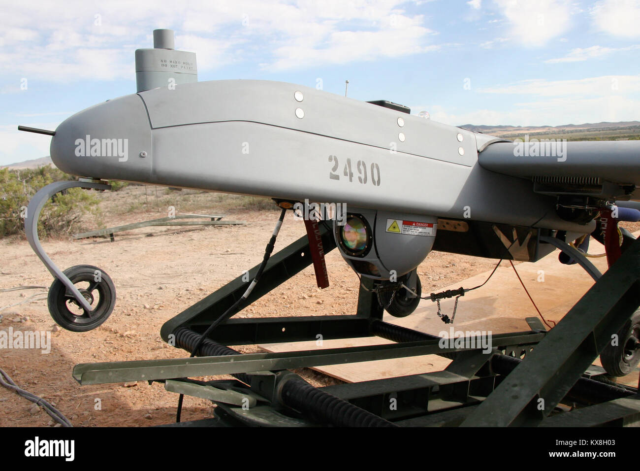 US army drone at airfield Stock Photo Alamy