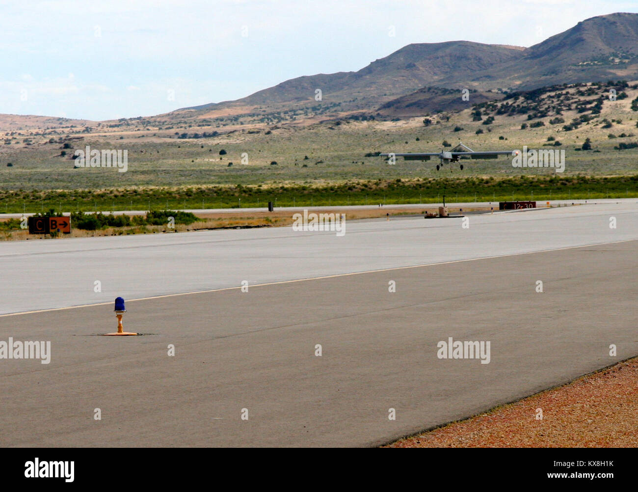 US military drone at airfield Stock Photo - Alamy