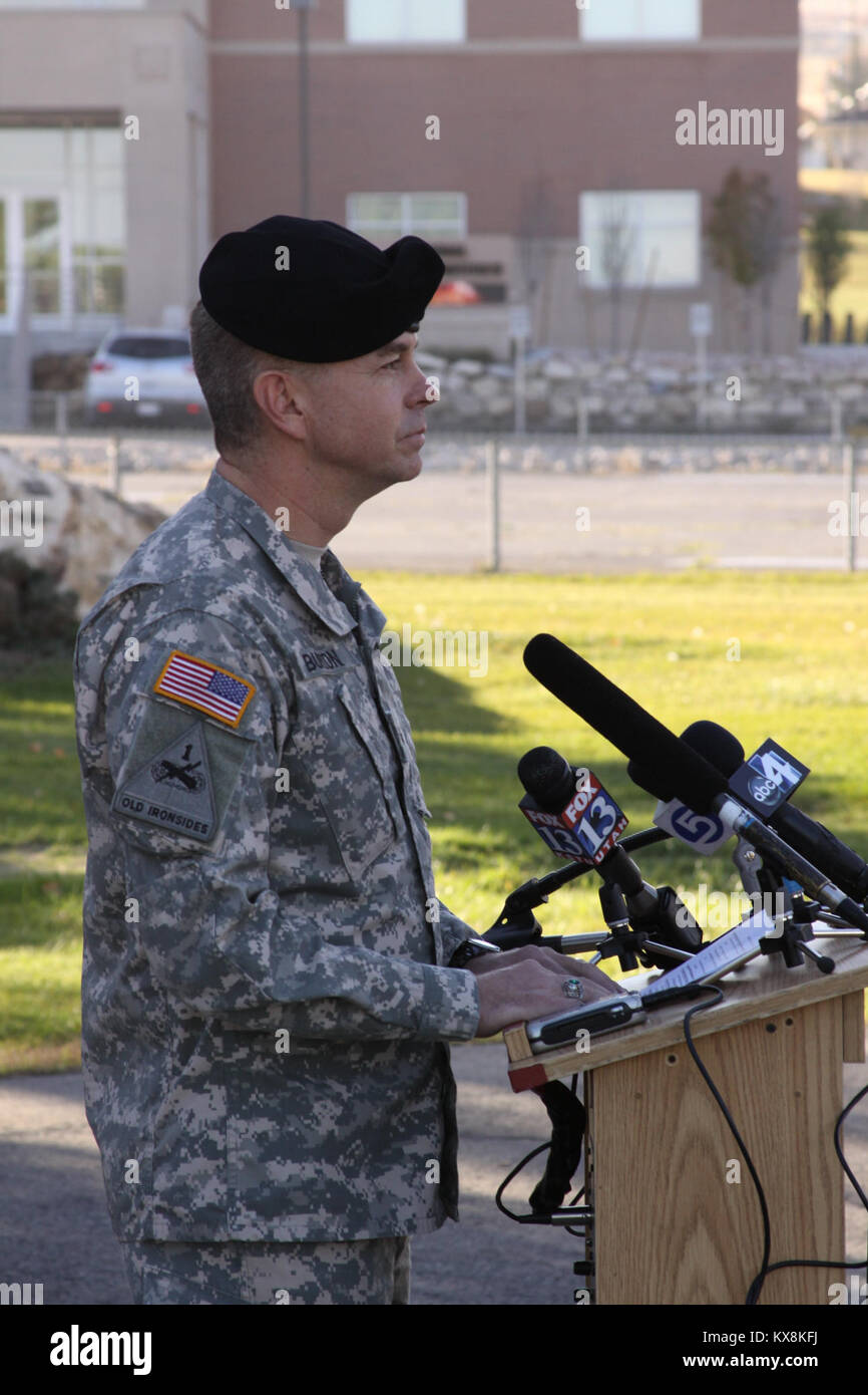 DRAPER, Utah — The Utah National Guard held a press conference Wednesday, Nov. 3, at 4:30 p.m., at Camp Williams addressing the short-term future of the base in the aftermath of the Sept. 19 Herriman Fire. Stock Photo